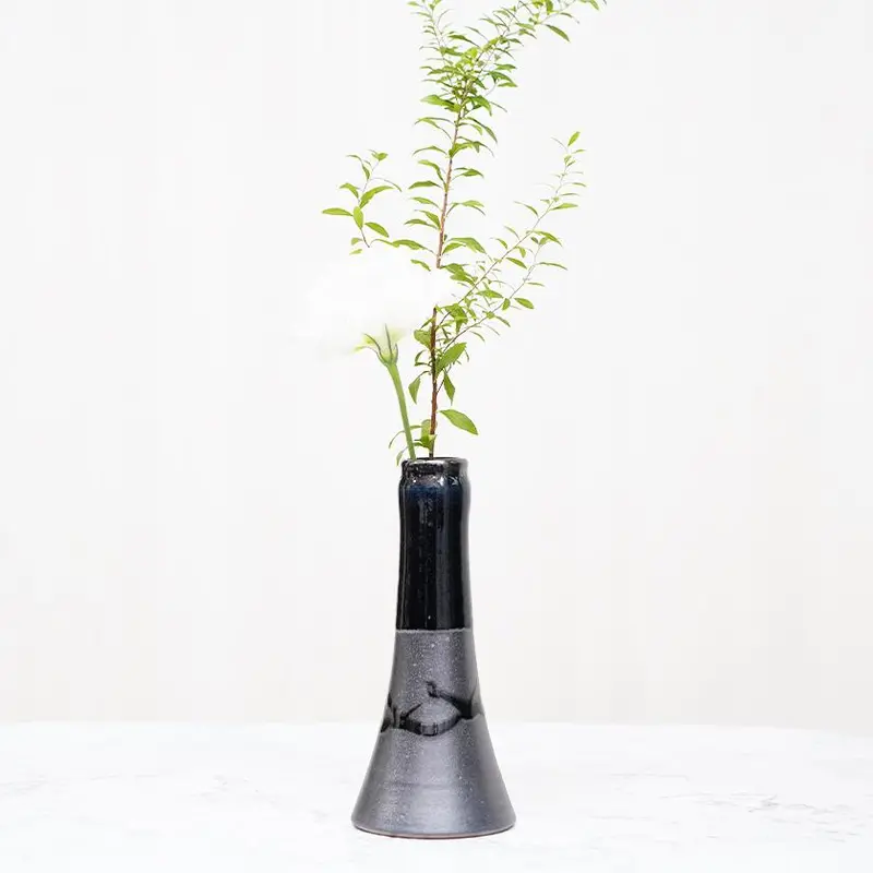 One-Of-A-Kind Indigo Vase — Style B | Mori Toki | Otani Ware 1