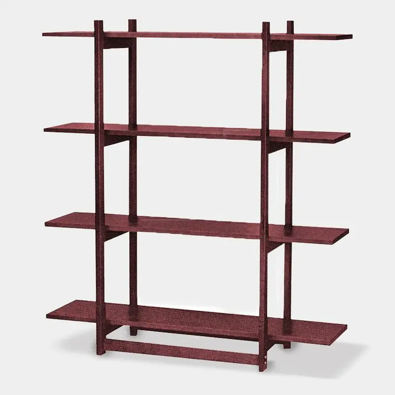 Open Shelving Unit – 120 Cm Wide Modular Wood Shelf | Contemporary Woodworking 1
