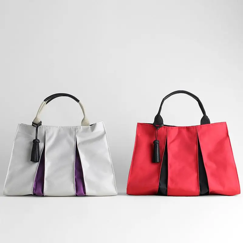 Ougi Lightweight Nylon Tote Bag – Modern Fabric Art Collection | Kosho Studio 1