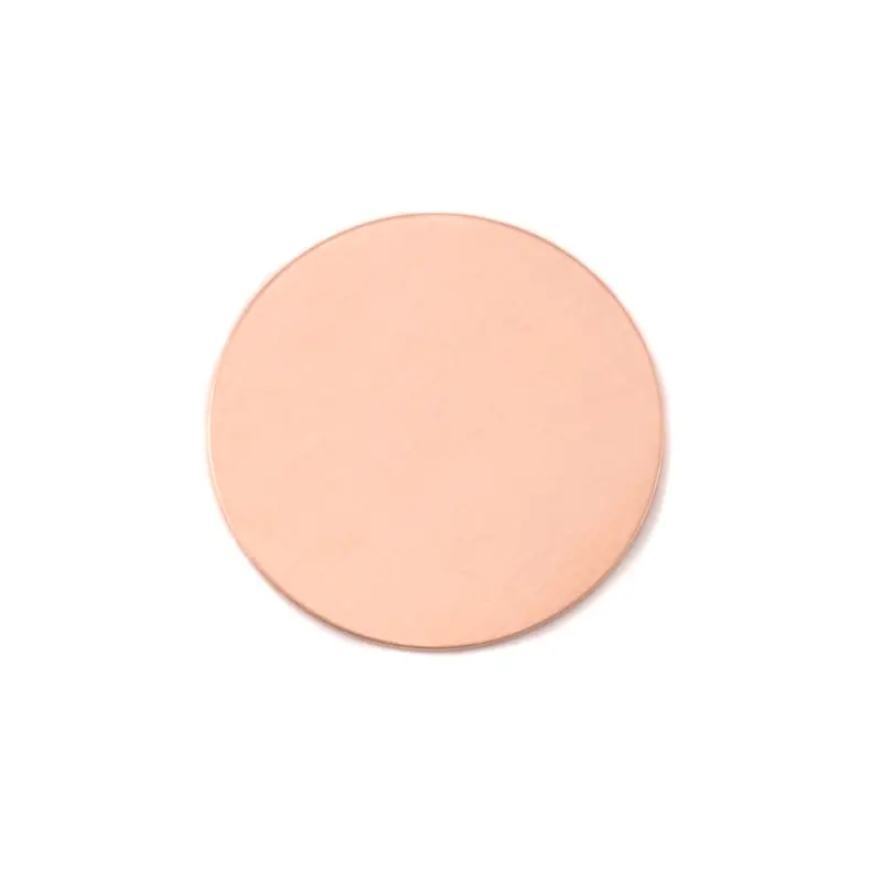 Pack Of 5 Copper Circle Blanks – 19Mm Diameter, 24-Gauge 1