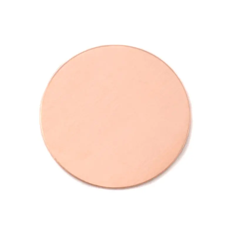 Pack Of 5 Copper Round Discs – 25Mm Diameter, 24-Gauge 1