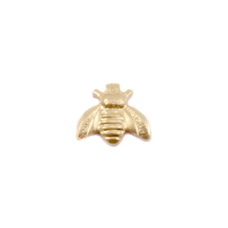 Pack Of 5 Gold-Filled Bumblebee Charms – 6.3Mm × 5.5Mm, 26-Gauge, Solderable 1