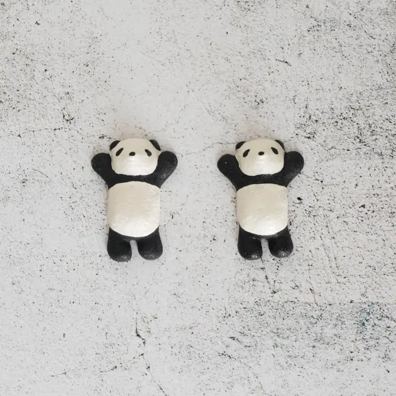 Panda Chopstick Rest Set (2 Pcs) – Whimsical Otani Ware Table Accessory, Tamura 1791 1