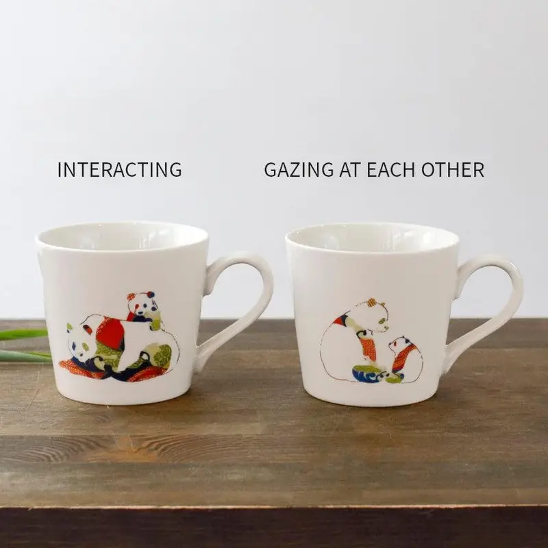 Panda Parent-And-Child Mug – Limited Edition Color & Design Variation | Mino Ware Ceramic | Marumo Takagi 1