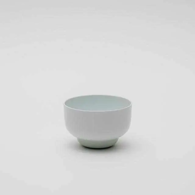 Pauline Deltour 120Mm Bowl In White And Celadon – Artisan Imari Porcelain 1