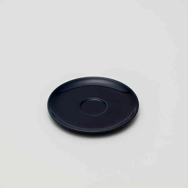 Pauline Deltour Deep Blue Saucer – Handmade Arita-Yaki Platter Style 1