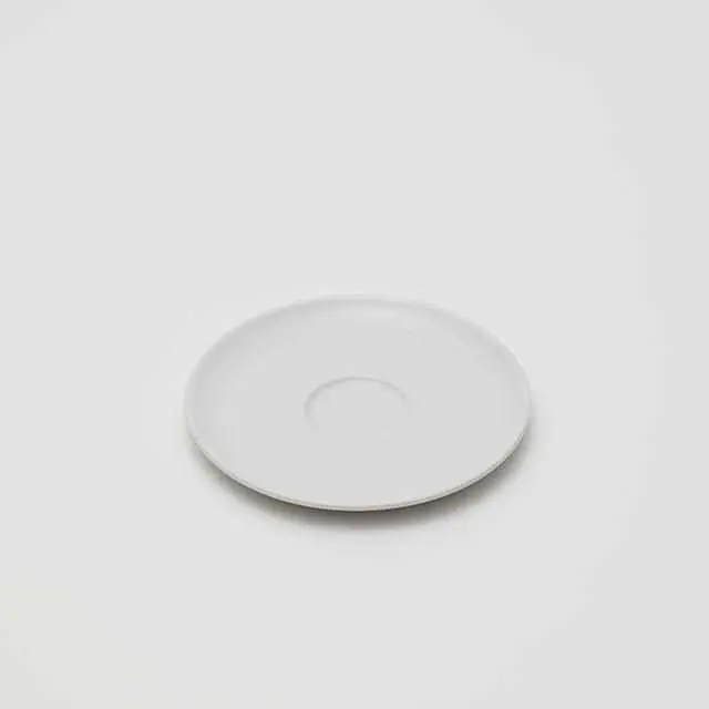 Pauline Deltour Elegant White Saucer – Artisanal Arita-Yaki Tableware 1