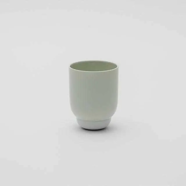 Pauline Deltour Large Celadon-White Ceramic Mug – Imari-Arita Tableware 1