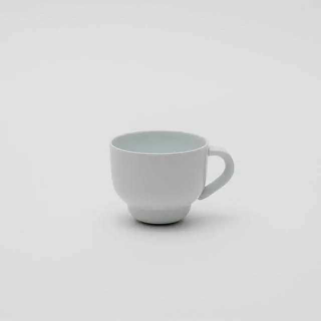 Pauline Deltour Minimalist White Teacup – Traditional Arita-Yaki Ceramic 1