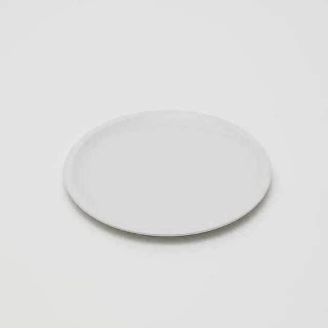 Pauline Deltour Wide Rim White Plate – Premium Imari Porcelain Dinnerware 1