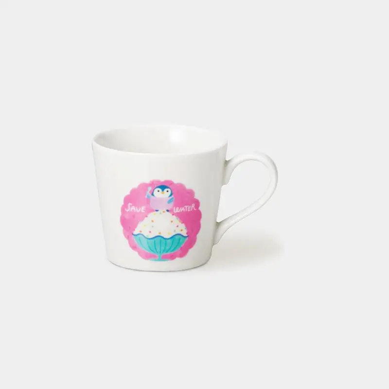 Penguin Design Ceramic Mug – Mino Ware Collection | Marumo Takagi 1