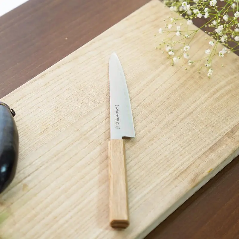 Petty Utility Knife: 150Mm Sg2 Super Gold Steel Blade, Dual-Bevel Oak Handle – Seki Forged By Seki Blades 1