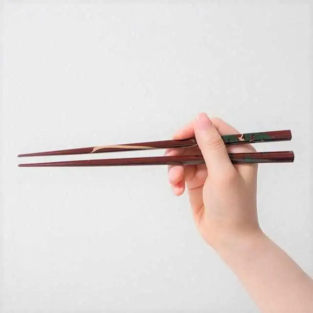 Pine Motif Rinpa X Wajima Lacquer Chopsticks | Hashikura Matsukan 1