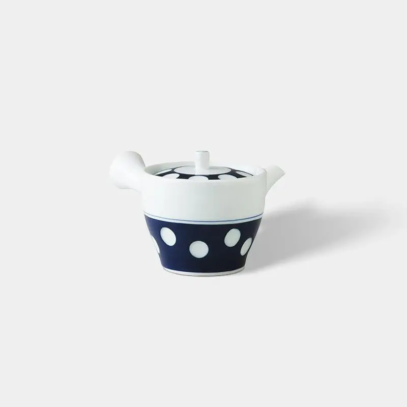 Polka Dot Japanese Teapot (Medium) – Hasami Ware Ceramic By Saikai Toki 1