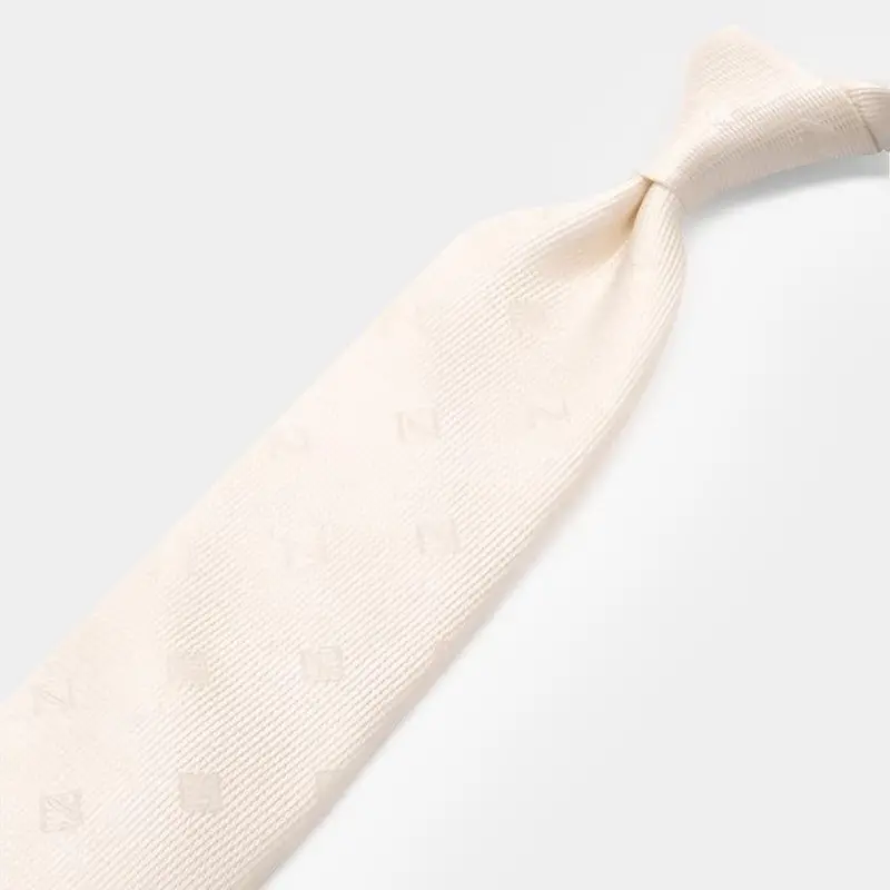 Premium Japanese Silk Tie With Original Blessed White Logo | Shakunone Brand (Includes Gift Paper Bag) 1