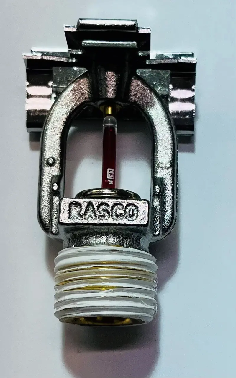 Rasco R3531 1/2-Inch Quick-Response Sidewall Fire Sprinkler – K-Factor 4.4, Chrome, Residential 1