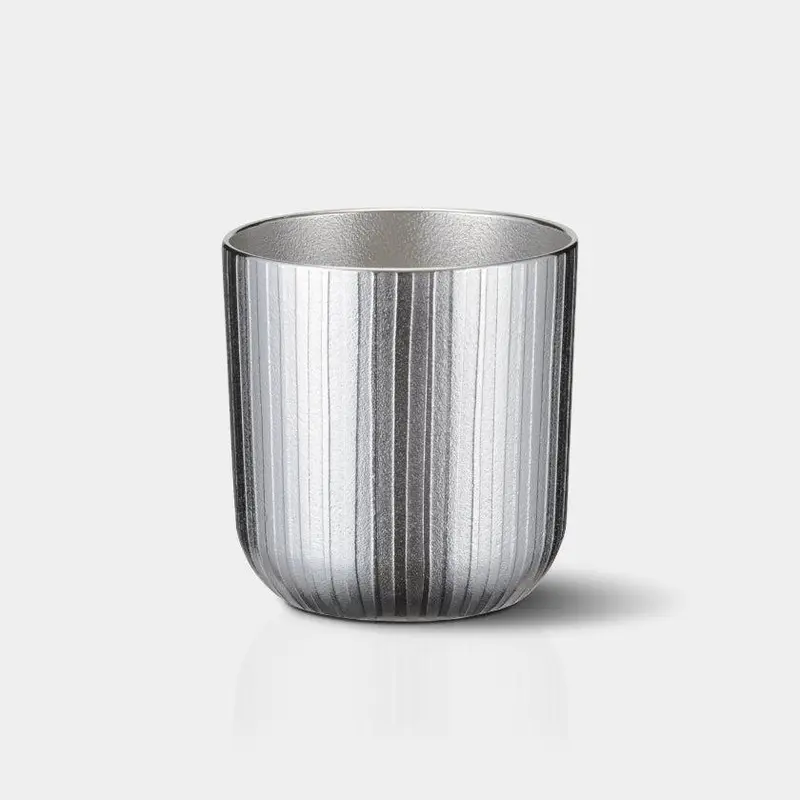 Rayer Small Pewter Tumbler – Modern Osaka Naniwa Metal Drinking Vessel 1