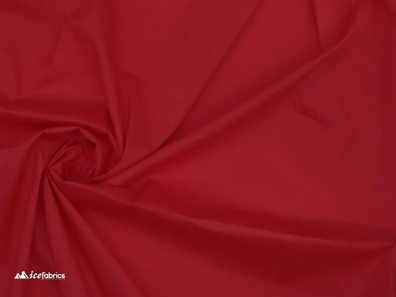 Red Cotton Spandex Fabric – 2-Way Stretch Knit 1