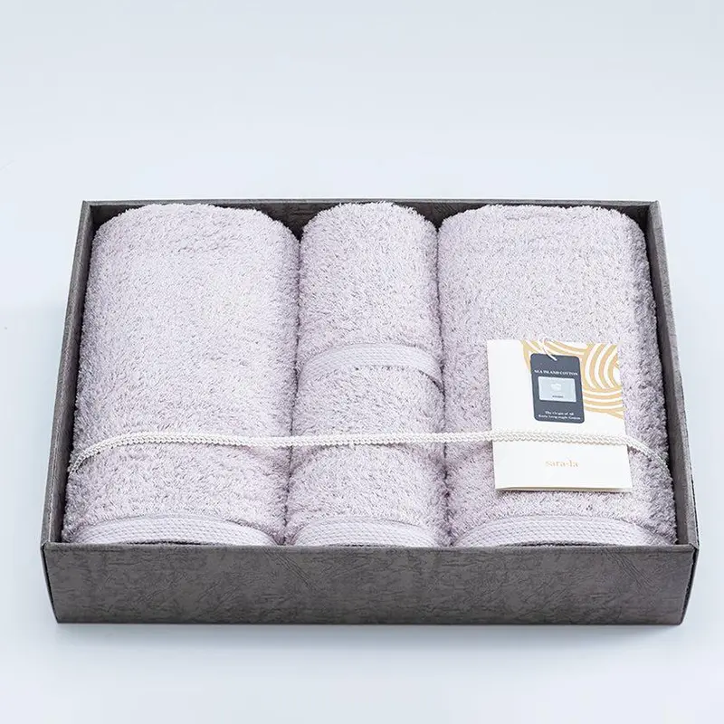 Rei Bath & Face Towel Bundle – 2 Full-Size + 2 Hand Towels By Imabari 1