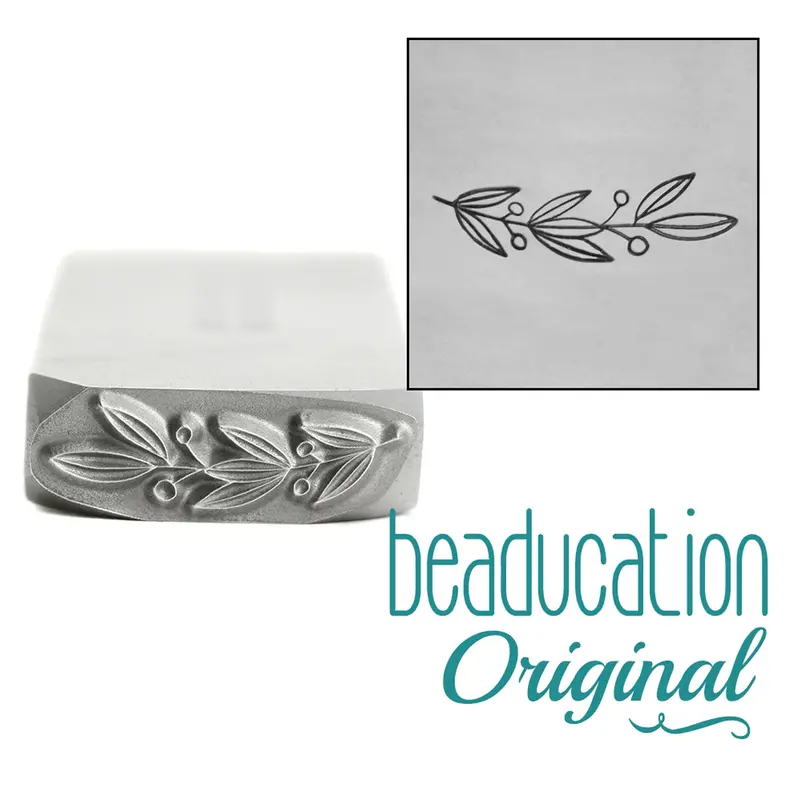Reversed Winter Garland Metal Design Stamp – 16.5Mm Beaducation Original 1