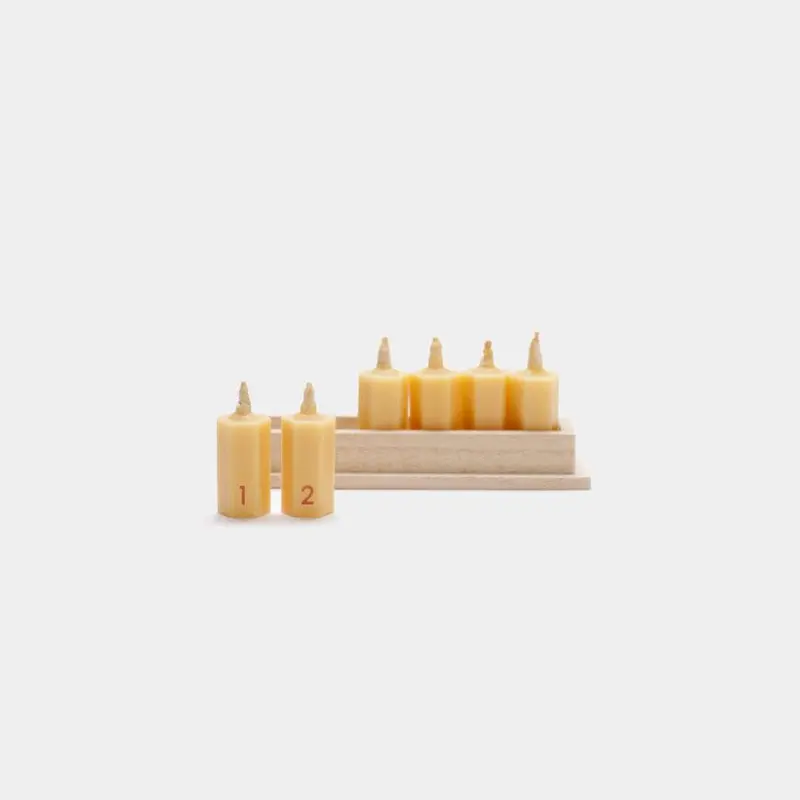 Rice Bran Birthday Candles | Shiga Traditional Japanese Candles By Aeru 1