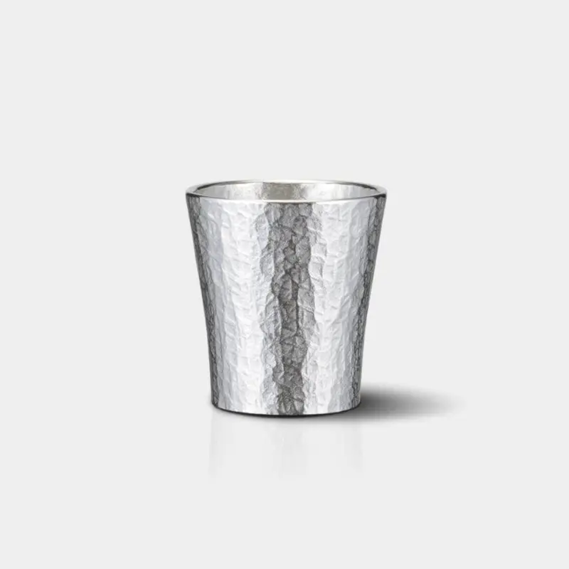 Rikka Series Pewter Sake Cup – Osaka Naniwa Craft 1