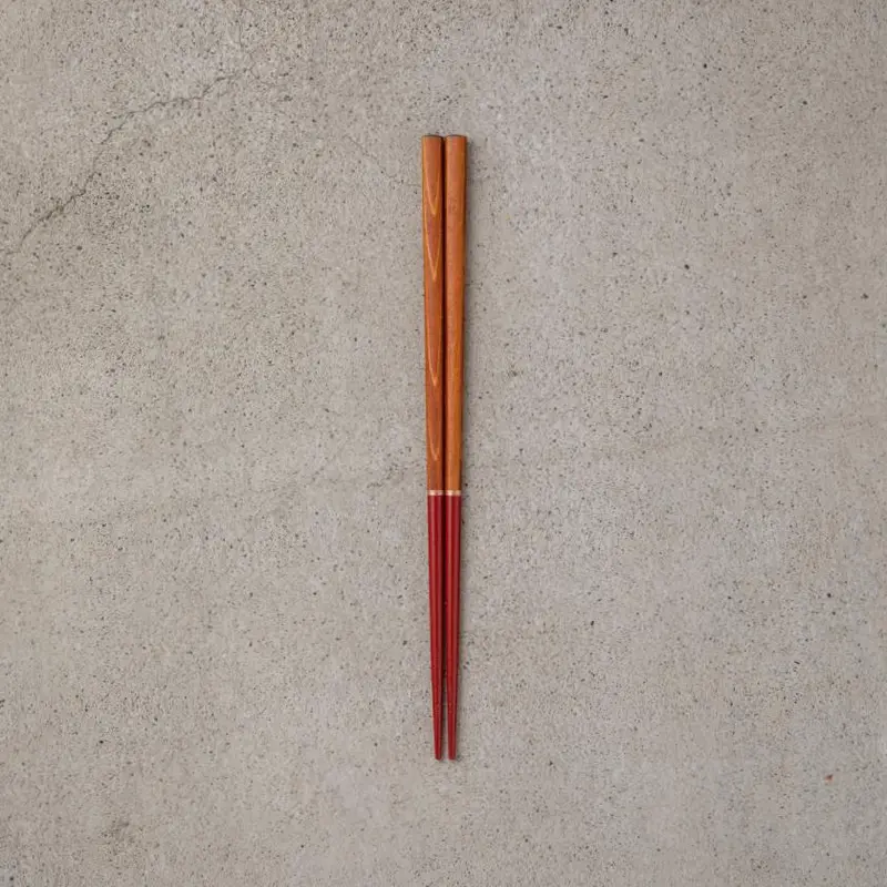 Rin Akagane Brown Chopsticks – Lacquered 18-Zen Set | Premium Japanese Cutlery 1