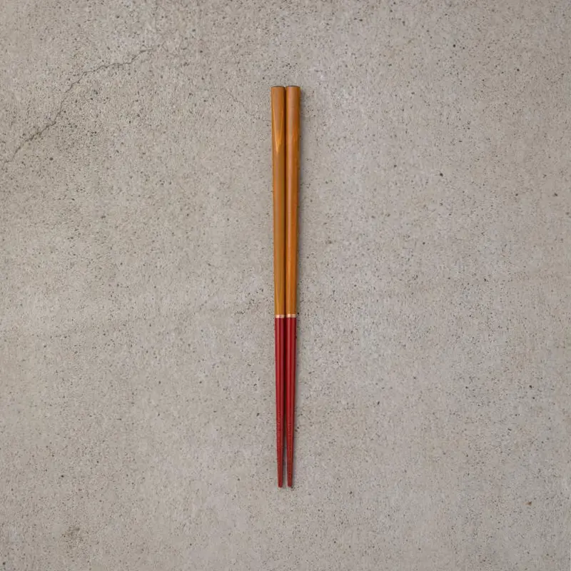Rin Akagane Yellow Chopsticks – Vibrant 18-Zen Lacquered Set 1