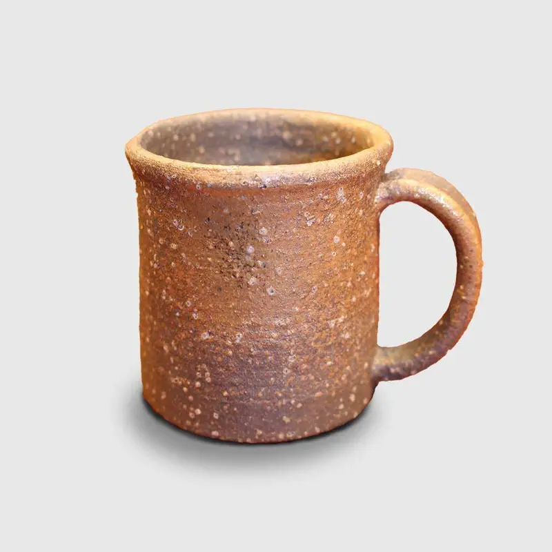 Rustic Baking-Style Ceramic Mug | Authentic Iga Yaki | Mashino Kiln 1