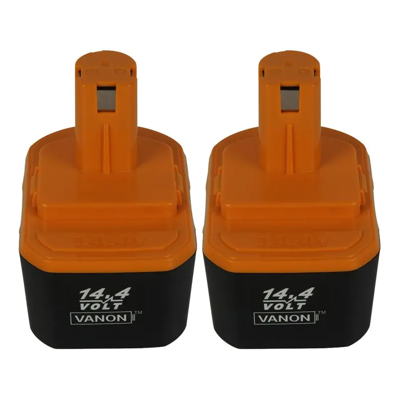 Ryobi 14.4V 4.8Ah Ni-Mh Replacement Battery – 2-Pack Set (Model 130224010) 1
