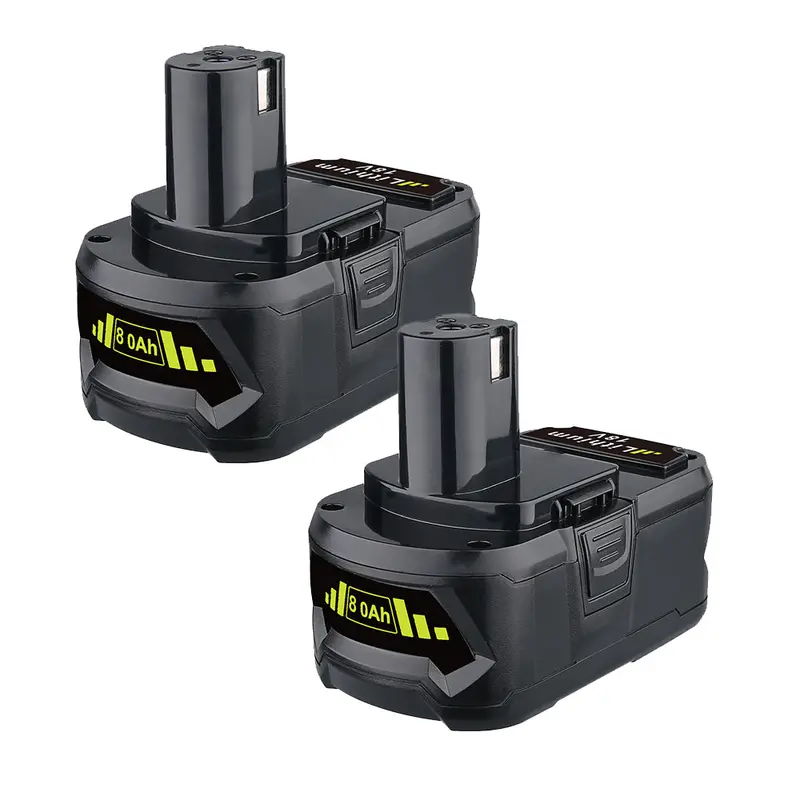 Ryobi P108 18V 8.0Ah Replacement Battery – 2-Pack 1