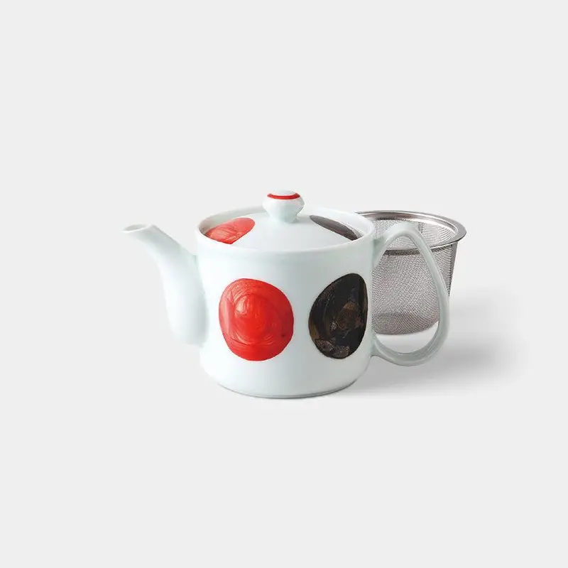 Sabi Round Pattern Ceramic Pot – Light Finish, Medium Size Hasami Ware 1