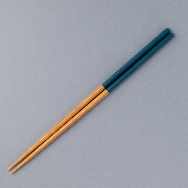 Saibashi Hashikura Season 01 Blue Serving Chopsticks – 30 Cm – Wakasa Lacquer 1