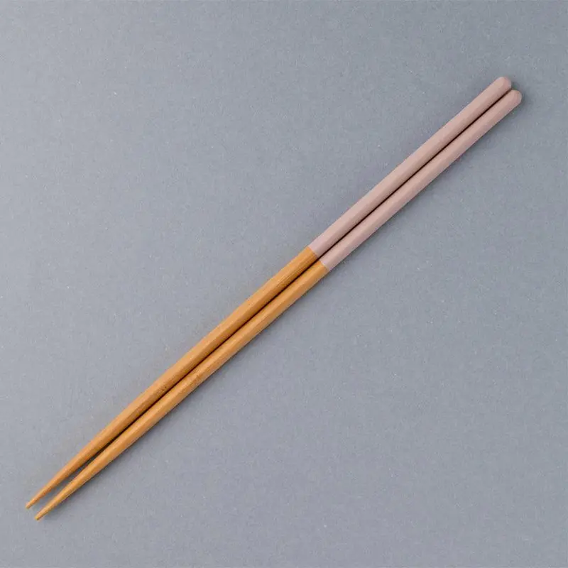 Saibashi Hashikura Season 01 Pale Pink Serving Chopsticks – 30 Cm – Wakasa Lacquer 1