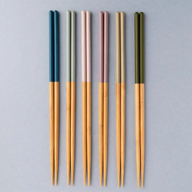 Saibashi Hashikura Season 01 Six-Piece Serving Chopstick Set – 30 Cm – Wakasa Lacquer 1