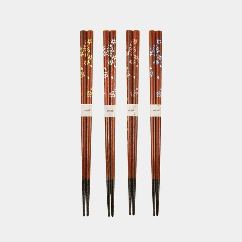 Sakura Fuwari Blossom Lacquered Chopsticks – Noto Hiba Wood Collection 1