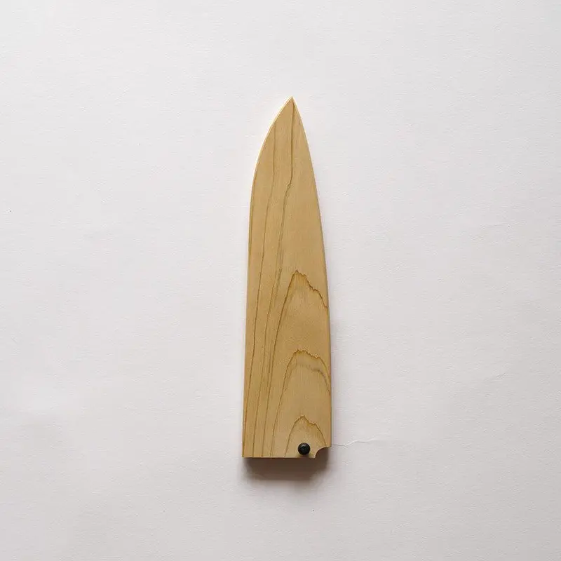 Santoku Knife Sheath – Aomori Hiba Wood Protective Cover 1
