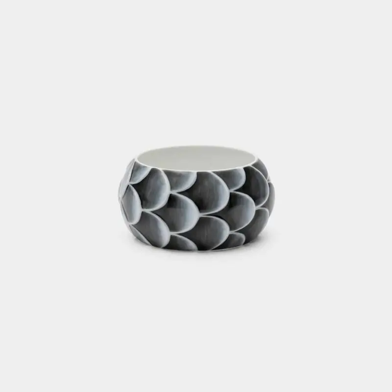 Saskia Diez Drake Cuff No. 1 With Damier Gradient Effect | Artisan Jewelry 1