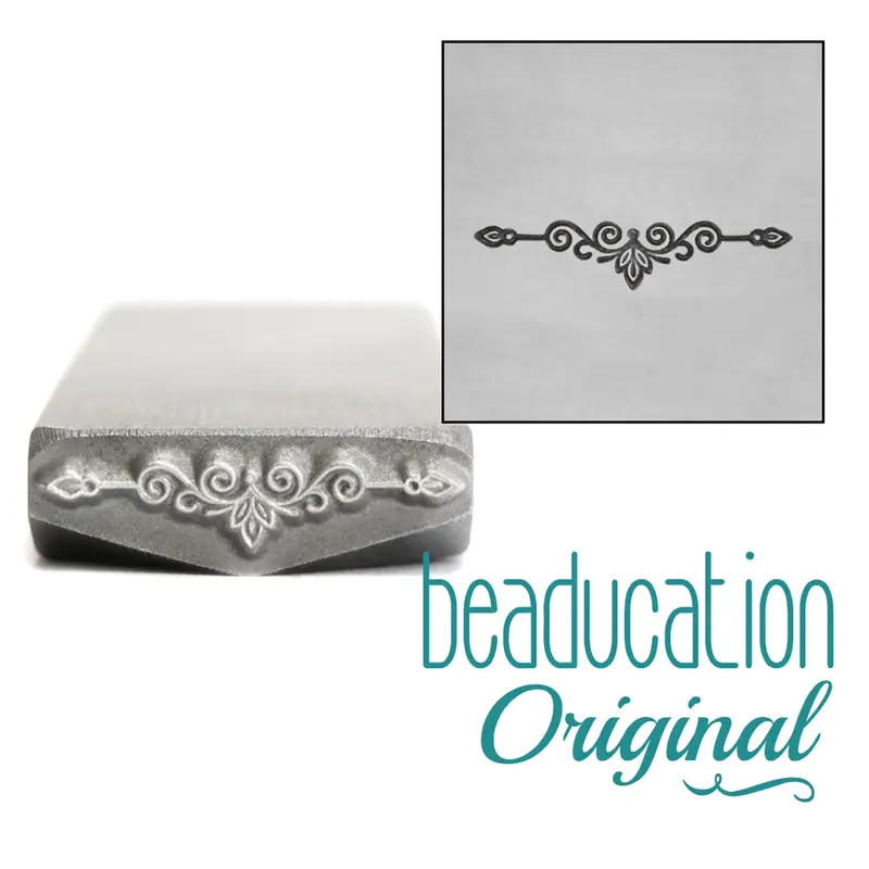 Scrolling Border Metal Design Stamp – 16.5Mm Beaducation Original 1