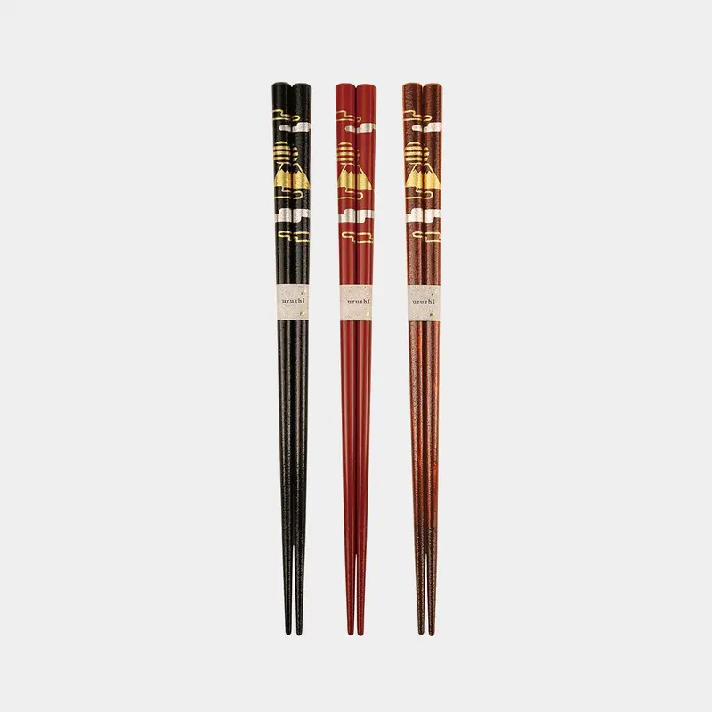 Sea Of Clouds Over Mt. Fuji Lacquered Chopsticks – Japanese Heritage Design 1