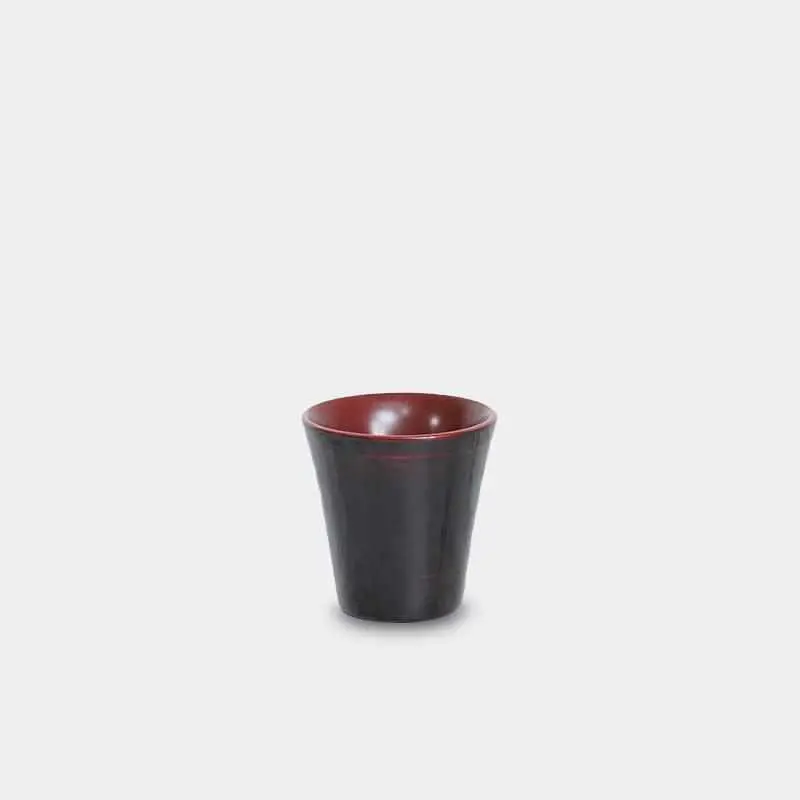 Sensuji Small Guinomi Sake Cup – Red Uchi | Yakumo | Pre-Order (Early October) 1