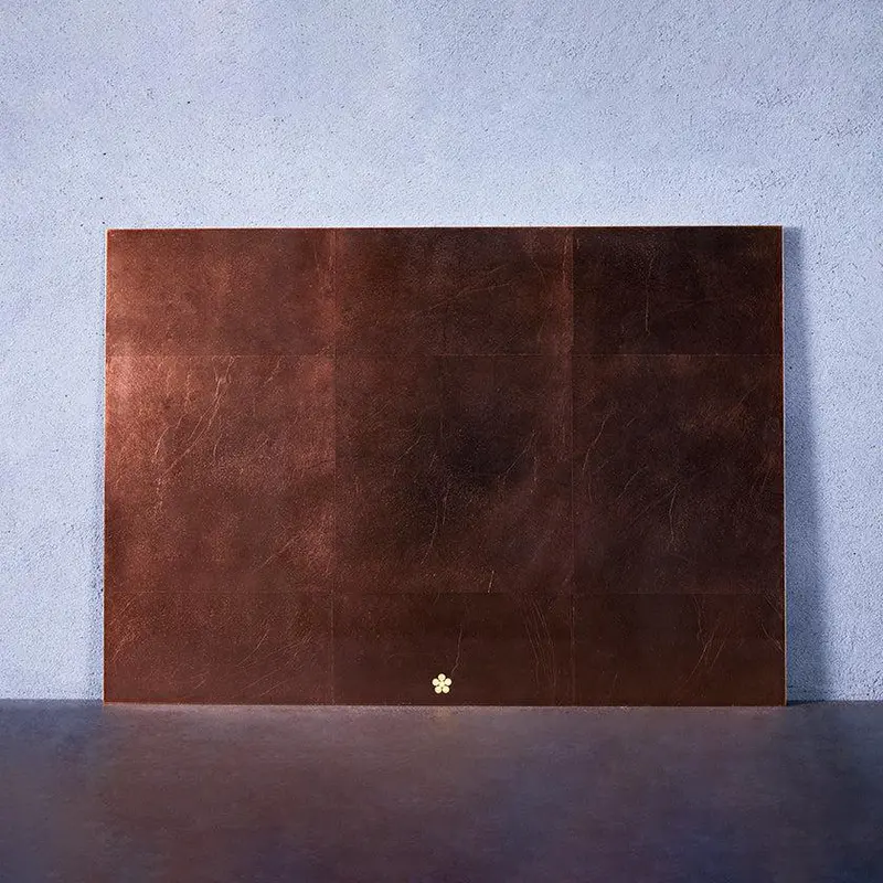 Sepia-Toned Table Mat | Kaga Shikisai Collection | Kanazawa Gold Leaf By Hakuichi 1