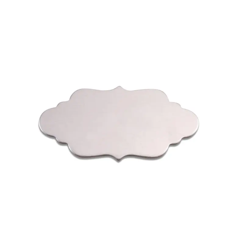 Set Of 10 Sleek Aluminum Mini Plaques – 29.5Mm × 14.6Mm, 18-Gauge 1