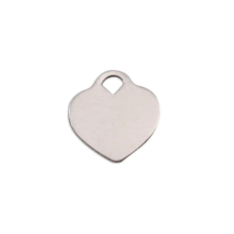 Set Of 10 Tiffany-Style Aluminum Heart Charms – 13Mm × 12Mm, 18-Gauge 1