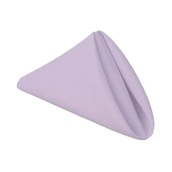 Set Of 12 Washable Polyester Dinner Napkins – 17" X 17" Solid Color 1