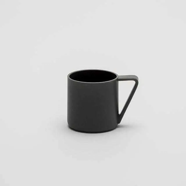Shigeki Fujishiro Gray Ceramic Mug | Traditional Imari-Arita Porcelain | 2016 Release 1