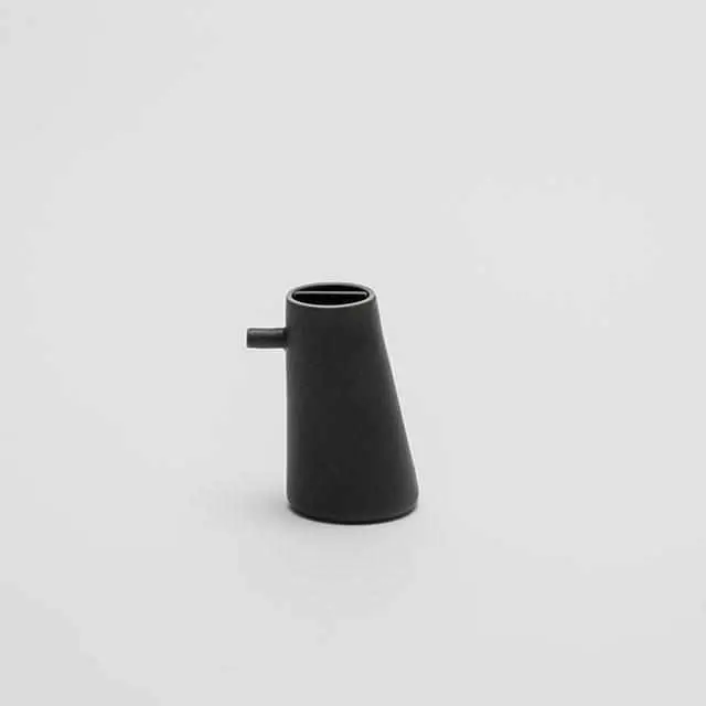 Shigeki Fujishiro Gray Soy Sauce Dispenser | Hand-Thrown Arita-Yaki Sauce Container | 2016 1