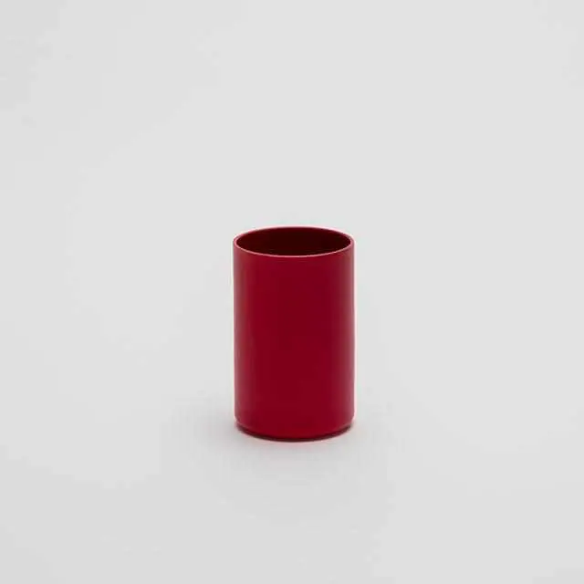 Shigeki Fujishiro Red Ceramic Mug | Arita-Yaki Porcelain Cup | 2016 Collection 1