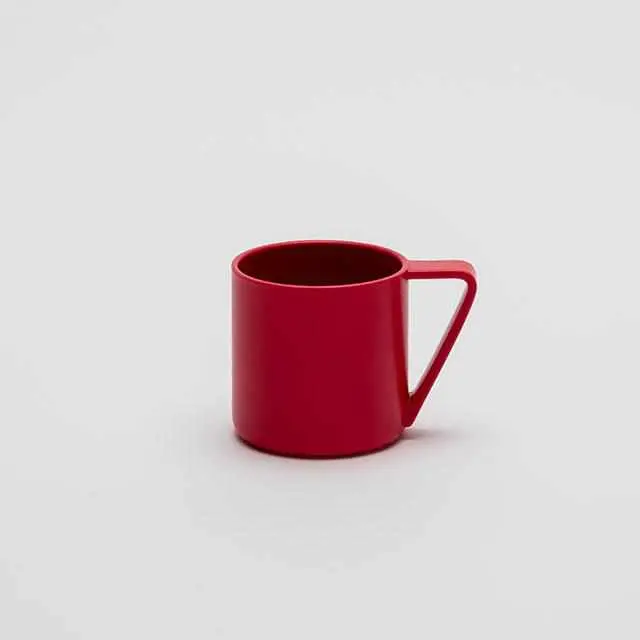 Shigeki Fujishiro Red Stoneware Mug | Artisan-Crafted Arita-Yaki Cup | 2016 Series 1