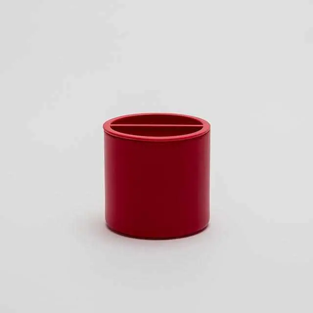 Shigeki Fujishiro Small Red Spice Jar | Handmade Arita Ware Spice Container | 2016 1